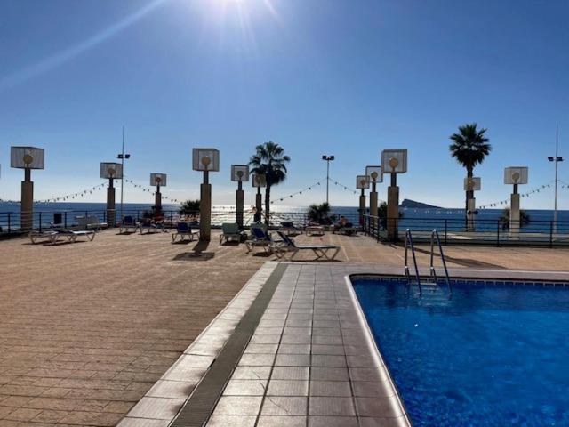 شقة Santa Margarita, Benidorm Levante, 1St Line, Frontal Seaview, Ocean Terrace المظهر الخارجي الصورة